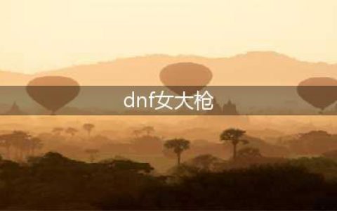 《DNF》女大枪技能加点推荐 女大枪怎么玩(dnf女大枪)