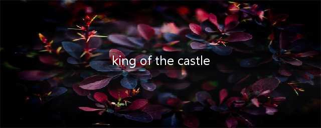 伴读 | 牛津树【DD3-07】King of the castle(king of the castle)