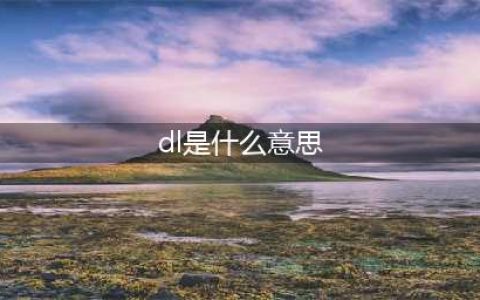 《英雄联盟》dl是什么意思 dl意思介绍(dl是什么意思)