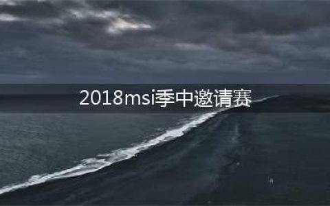 《英雄联盟》2018MSI季中邀请赛冠军赛 决赛RNG3比1战胜KZ拿下冠军