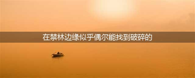《哈利波特魔法觉醒》在禁林边缘似乎能偶尔找到破碎的福特车的零件拼图在哪里