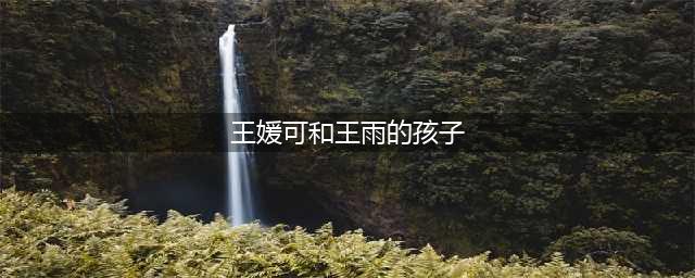 演员王媛可，28岁嫁王雨，生一对双胞胎儿子，幸福圆满(王媛可和王雨的孩子)