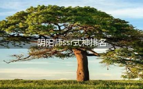 2021阴阳师ssr式神排名（最强的斗技式神排名）(阴阳师ssr式神排名)