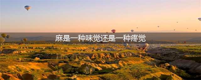 震撼你三观的事实：“辣”“麻”和“涩”都不属于味觉！(麻是一种味觉还是一种疼觉)