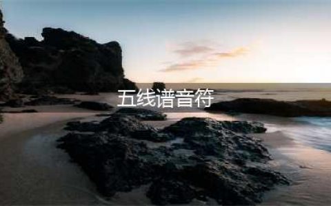 五线谱最全知识及符号！ 太实用了！！！(五线谱音符)