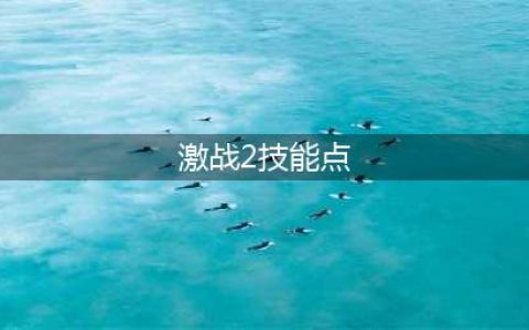 激战2技能怎么加点 加点错了可以洗吗(激战2技能点)