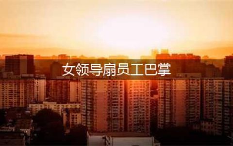 “凭什么要受气”，一女上司扇下属巴掌，引发网友热议(女领导扇员工巴掌)