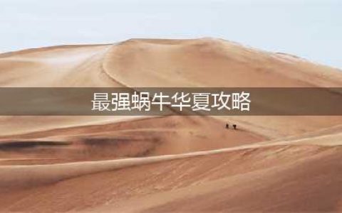 《最强蜗牛》华夏攻略大全 华夏地图通关技巧分享(最强蜗牛华夏攻略)