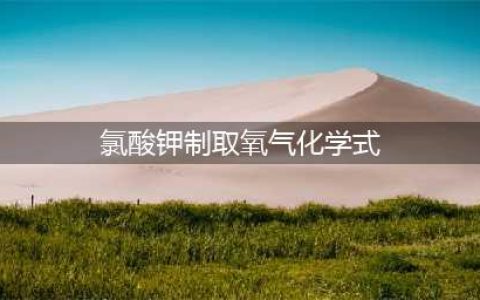 一根试管，一盏酒精灯，从氯酸钾中提取纯净的氧气？(氯酸钾制取氧气化学式)