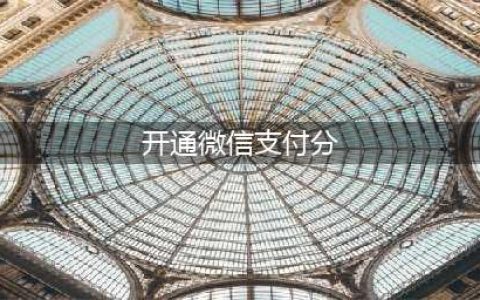微信分付最新开通小技巧！只需三步！(开通微信支付分)