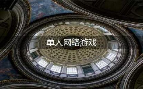 单人可以玩的游戏排行榜前十名2021 最火爆单人可以玩的游戏合集推荐(单人网络游戏)