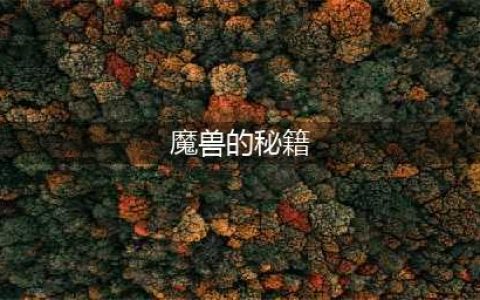 《魔兽》秘籍有哪些 魔兽秘籍大全介绍(魔兽的秘籍)