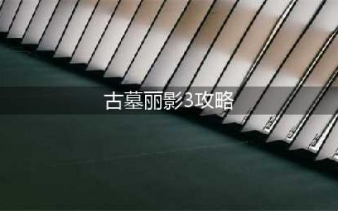古墓丽影传说迷踪3-10怎么过 3-10通关图文攻略(古墓丽影3攻略)
