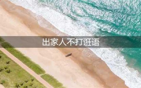 西游记，俗话说“出家人不打诳语”，为什么唐僧却多次打诳语(出家人不打诳语)