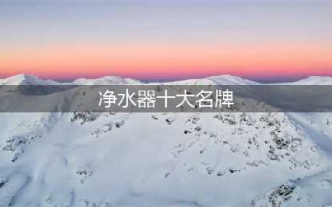 最新中国净水器十大名牌排行榜(净水器十大名牌)